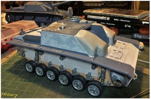 1/16 RC Sturmgeschütz - StuG III G Late - Alkett 1944 - build