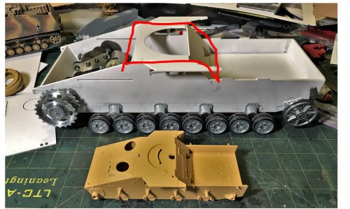 RC 1/16 Sd.Kfz. 165 Hummel Late Production - Build