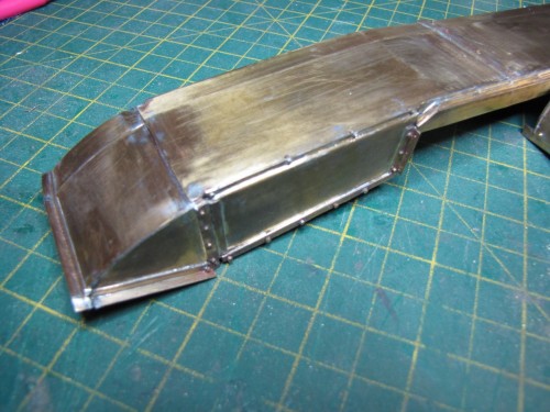 Front mudguard showing inner section