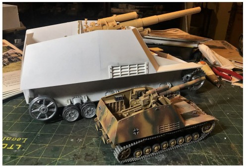 RC 1/16 Sd.Kfz. 165 Hummel Late Production - Build