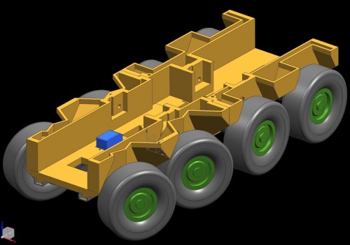 Planning the build in 3D. Converted the 3D hull into 6 parts