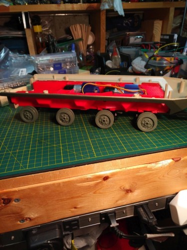 Small side shot with the original hull in place...