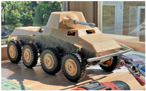 1/16 RC Sd.Kfz. 234/2 Puma armored car - build