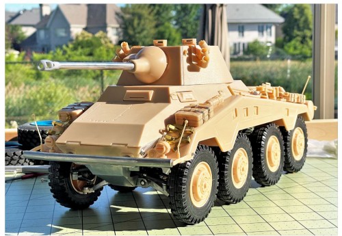 1/16 RC Sd.Kfz. 234/2 Puma armored car - build