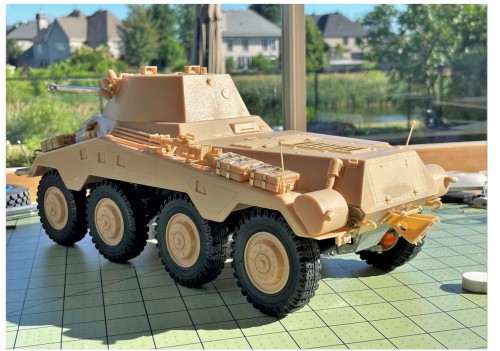 1/16 RC Sd.Kfz. 234/2 Puma armored car - build