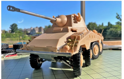 1/16 RC Sd.Kfz. 234/2 Puma armored car - build