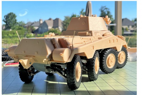 1/16 RC Sd.Kfz. 234/2 Puma armored car - build