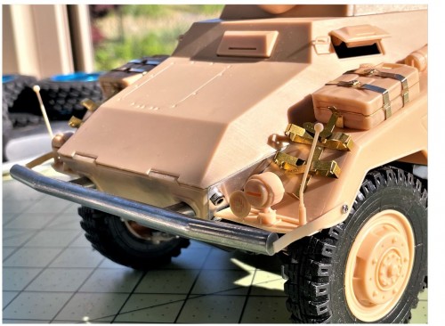 1/16 RC Sd.Kfz. 234/2 Puma armored car - build