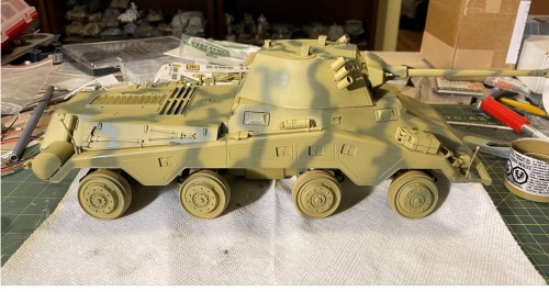 1/16 RC Sd.Kfz. 234/2 Puma armored car - build