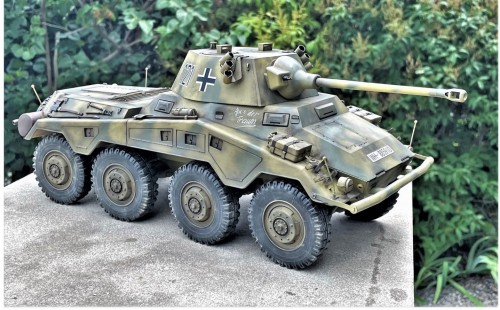 1/16 RC Sd.Kfz. 234/2 Puma armored car - build