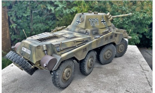 1/16 RC Sd.Kfz. 234/2 Puma armored car - build