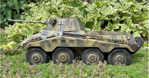 1/16 RC Sd.Kfz. 234/2 Puma armored car - build