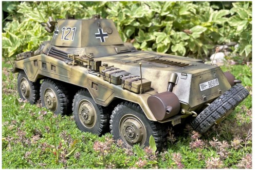 1/16 RC Sd.Kfz. 234/2 Puma armored car - build