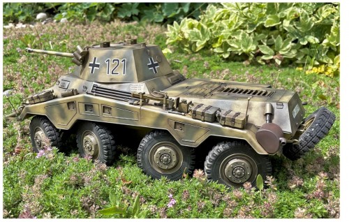 1/16 RC Sd.Kfz. 234/2 Puma armored car - build