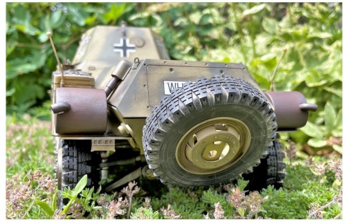 1/16 RC Sd.Kfz. 234/2 Puma armored car - build