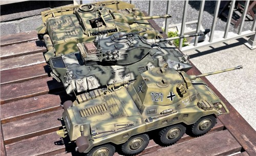 1/16 RC Sd.Kfz. 234/2 Puma armored car - build