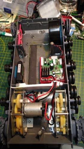 RX, TK-40S, Speaker wired up