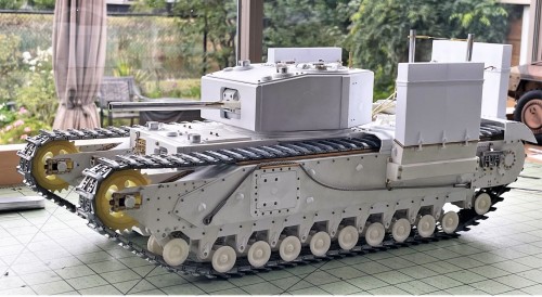 RC 1/16 Churchill Mk III - Dieppe Raid 1942 - Build