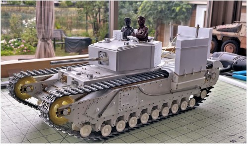 RC 1/16 Churchill Mk III - Dieppe Raid 1942 - Build