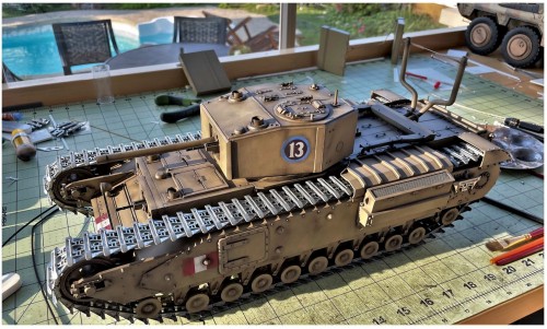 RC 1/16 Churchill Mk III - Dieppe Raid 1942 - Build