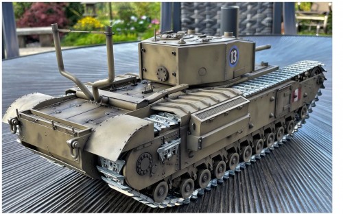 RC 1/16 Churchill Mk III - Dieppe Raid 1942 - Build