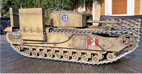 RC 1/16 Churchill Mk III - Dieppe Raid 1942 - Build