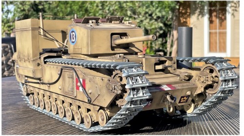 RC 1/16 Churchill Mk III - Dieppe Raid 1942 - Build