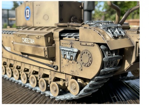 RC 1/16 Churchill Mk III - Dieppe Raid 1942 - Build