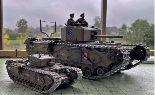 RC 1/16 Churchill Mk III - Dieppe Raid 1942 - Build