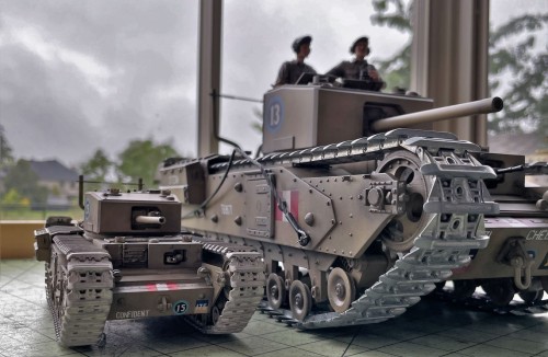 RC 1/16 Churchill Mk III - Dieppe Raid 1942 - Build