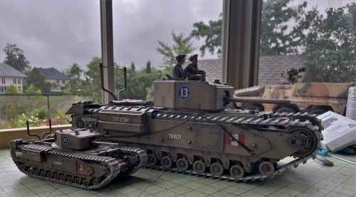 RC 1/16 Churchill Mk III - Dieppe Raid 1942 - Build