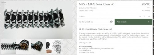 AFV Model MLRS tracks