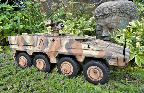 1/16 scale GTK Boxer wheeled 8x8 armored fighting vehicle