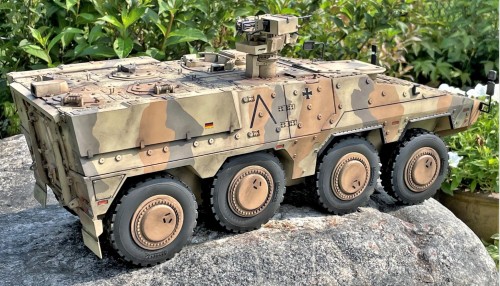 1/16 scale GTK Boxer wheeled 8x8 armored fighting vehicle