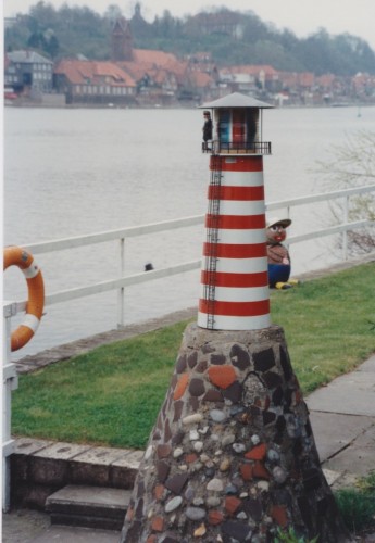 Model Lighthouse on the Elbe-Lüneburger Heide