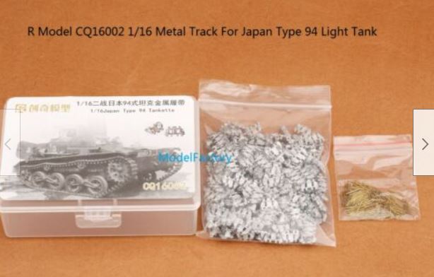 R Model CQ16002 1/16 Metal Track For Japan Type 94 Light Tank