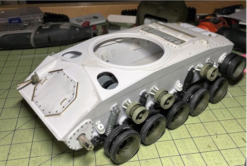RC 1/16 M-24 Chaffee light tank- Dien Bien Phu 1954 - Build
