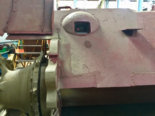 Swiss King Tiger- glacis detail