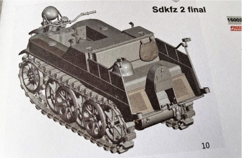 Freedom Model 1/16 Sd.kfz.2 Kettenkraftrad