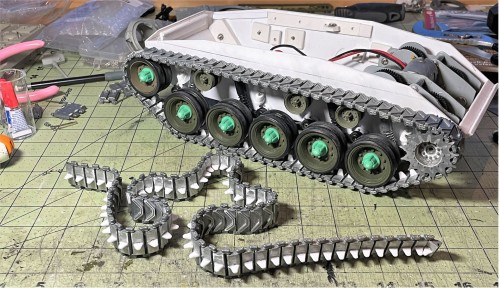 RC 1/16 M-24 Chaffee light tank- Dien Bien Phu 1954 - Build