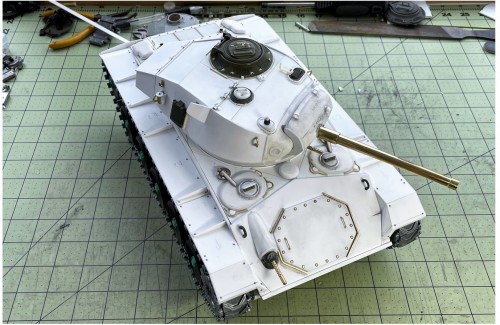 RC 1/16 M-24 Chaffee light tank- Dien Bien Phu 1954 - Build