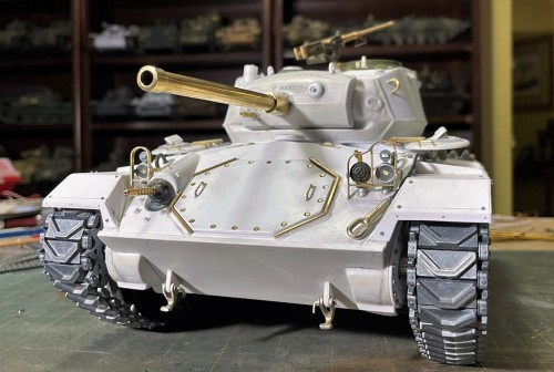 RC 1/16 M-24 Chaffee light tank- Dien Bien Phu 1954 - Build