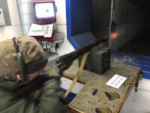 Lee-Enfield Mk IV- muzzle blast