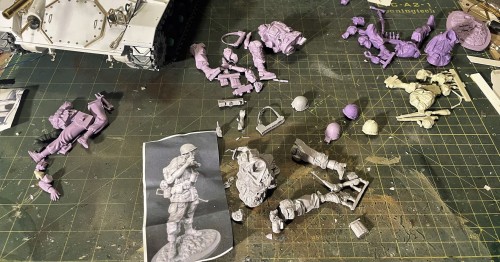 RC 1/16 M-24 Chaffee light tank- Dien Bien Phu 1954 - Build